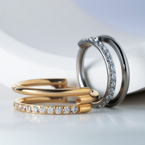 Кольцо-кликер Yan Gold 1.2 мм (16 G) фото 3